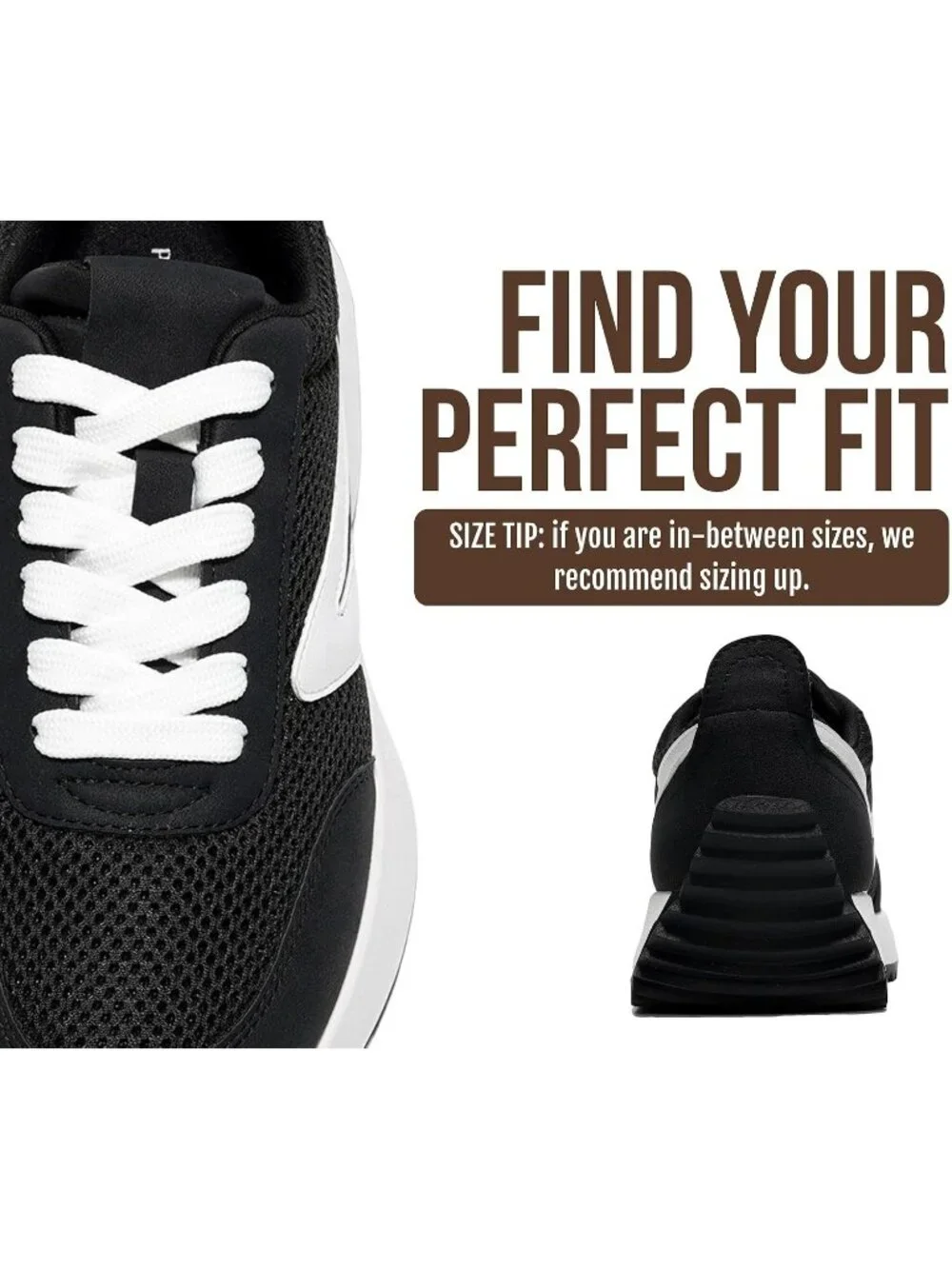 Womens Serena-black Project Cloud Sneakers Memory Foam Lightweight Lace Up Shoes